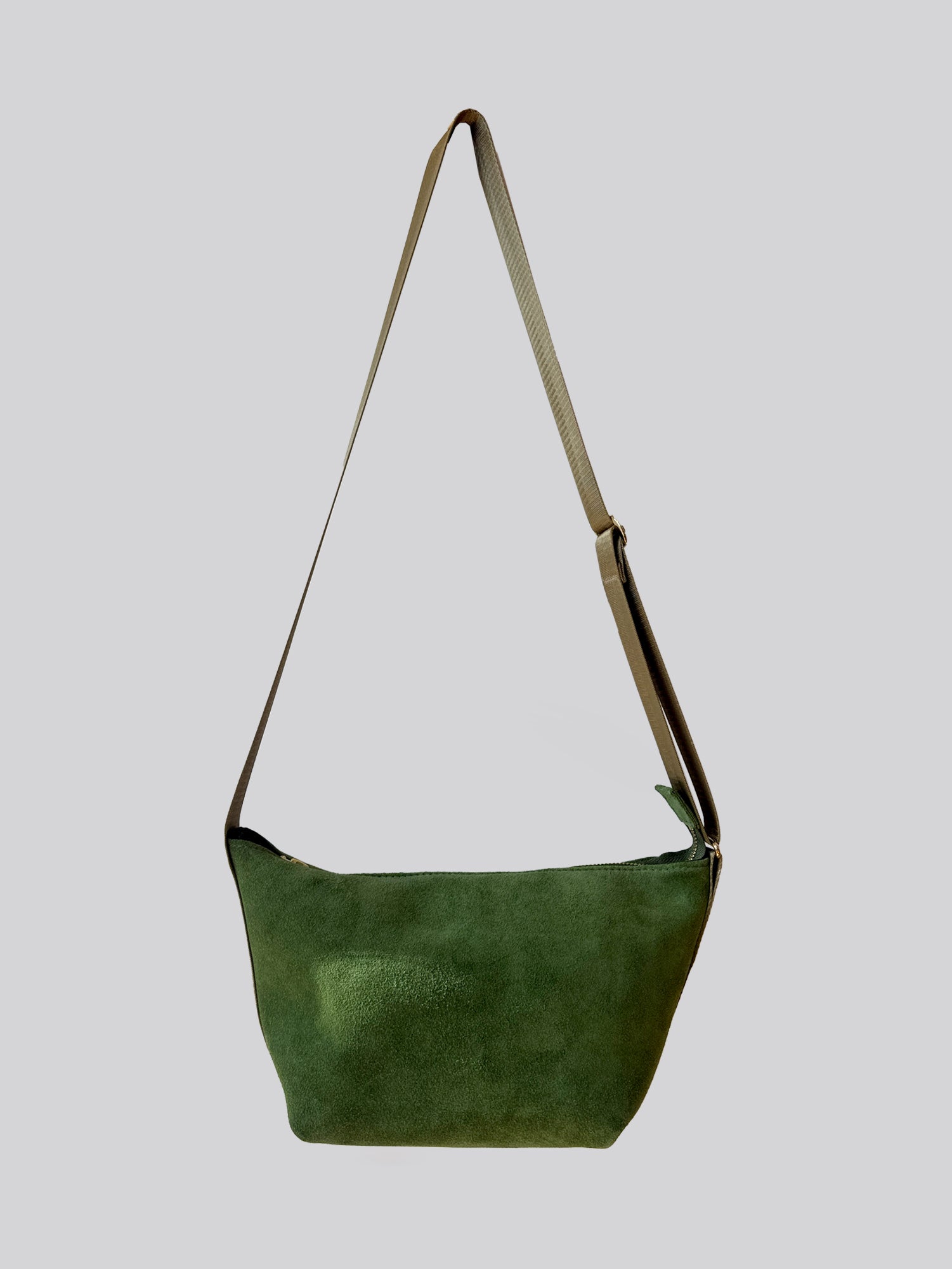 A5 - Khaki Green Suede