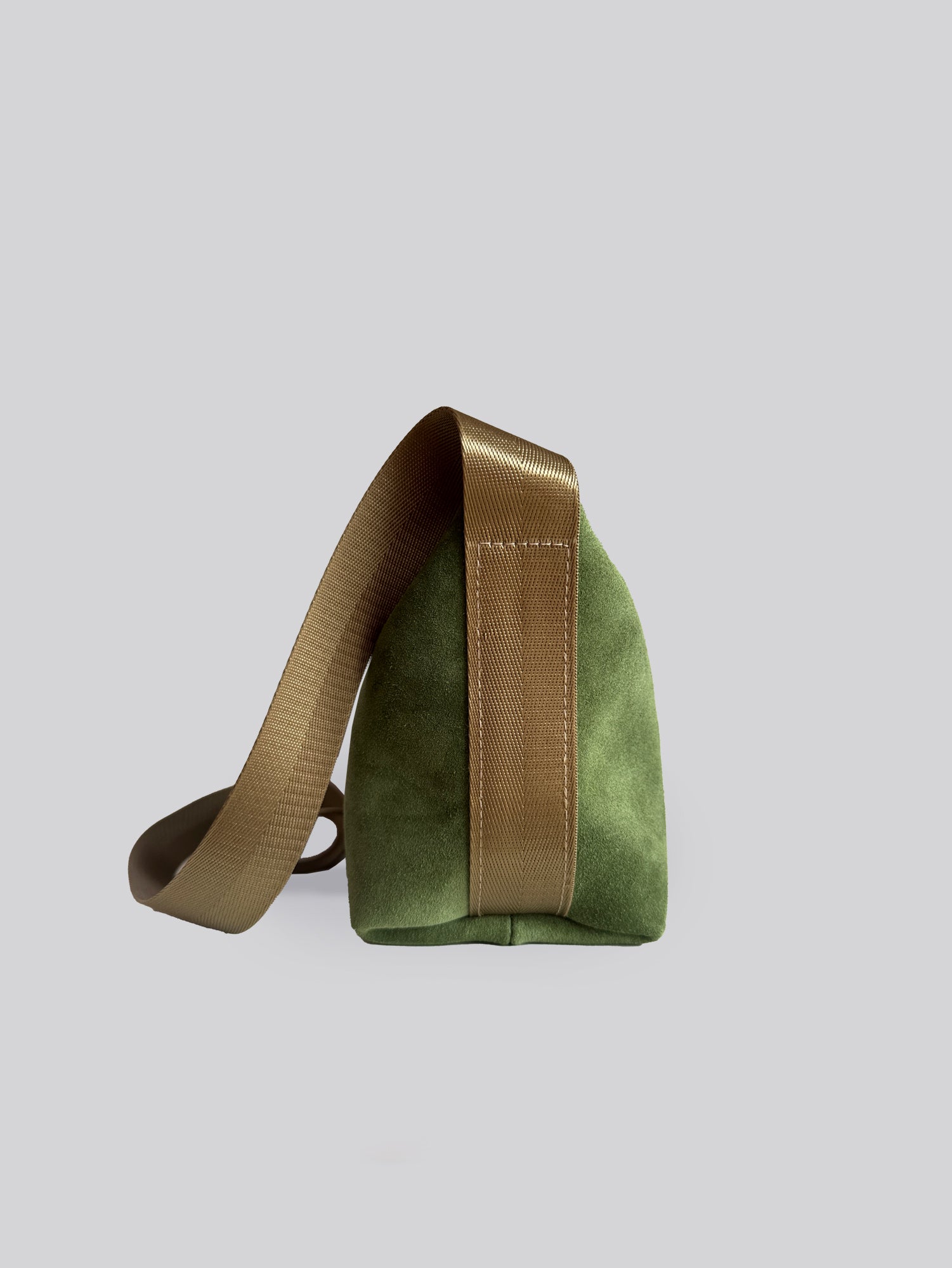 A5 - Khaki Green Suede