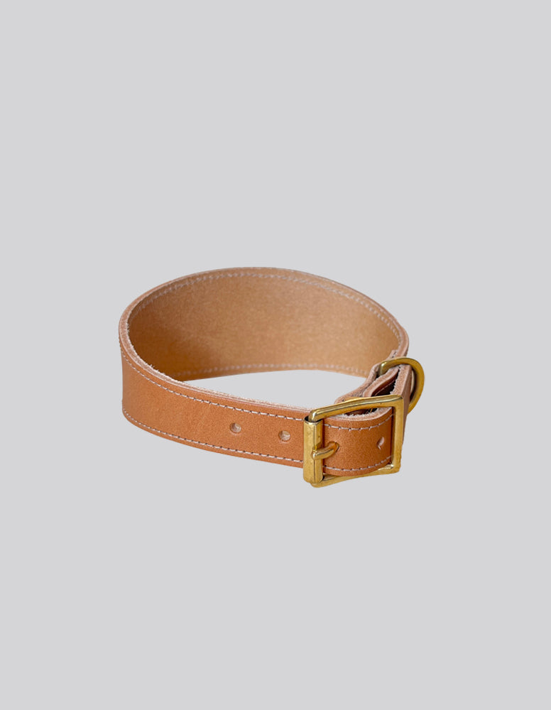 Sighthound collar - Biscuit - Medium