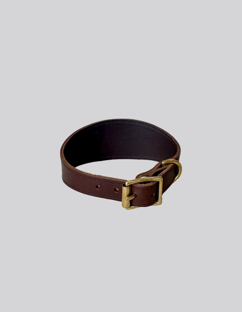 Sighthound collar - Brown - Small