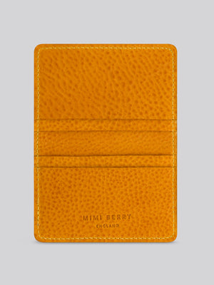 Bifold Card Wallet - Grainy Yellow