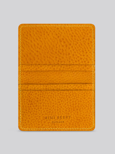 Bifold Card Wallet - Grainy Yellow