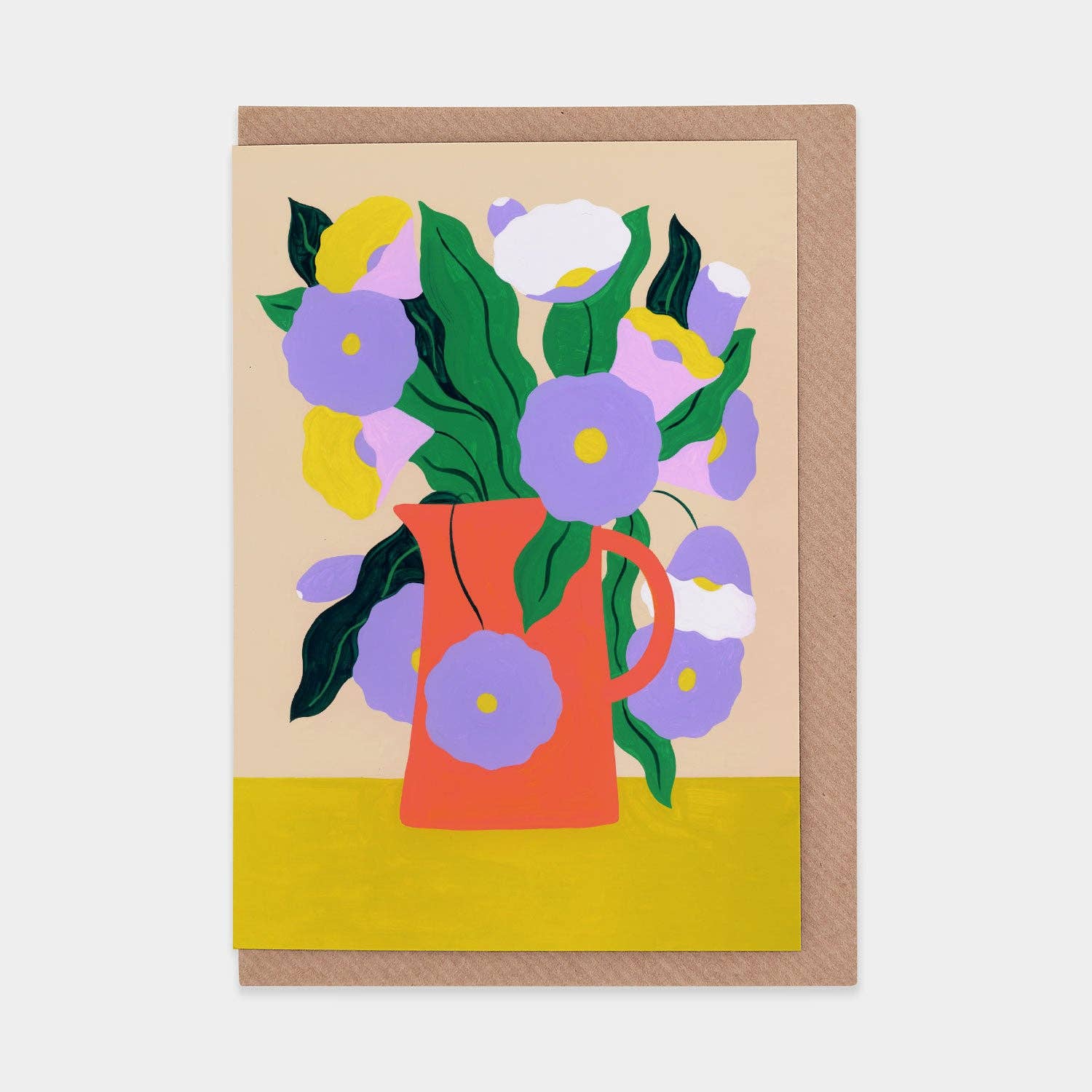 UK Greetings Muttertagskarte Mit Blumenmuster – Inkl. Umschlag, 229x149 Mm, Mit Liebevollem Innentext