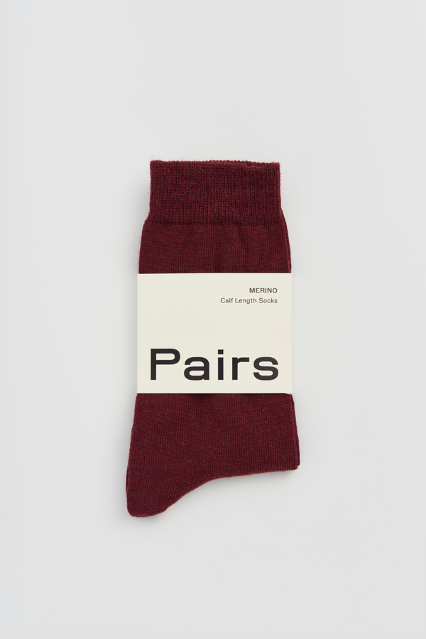 Merino Socks - Dark Plum
