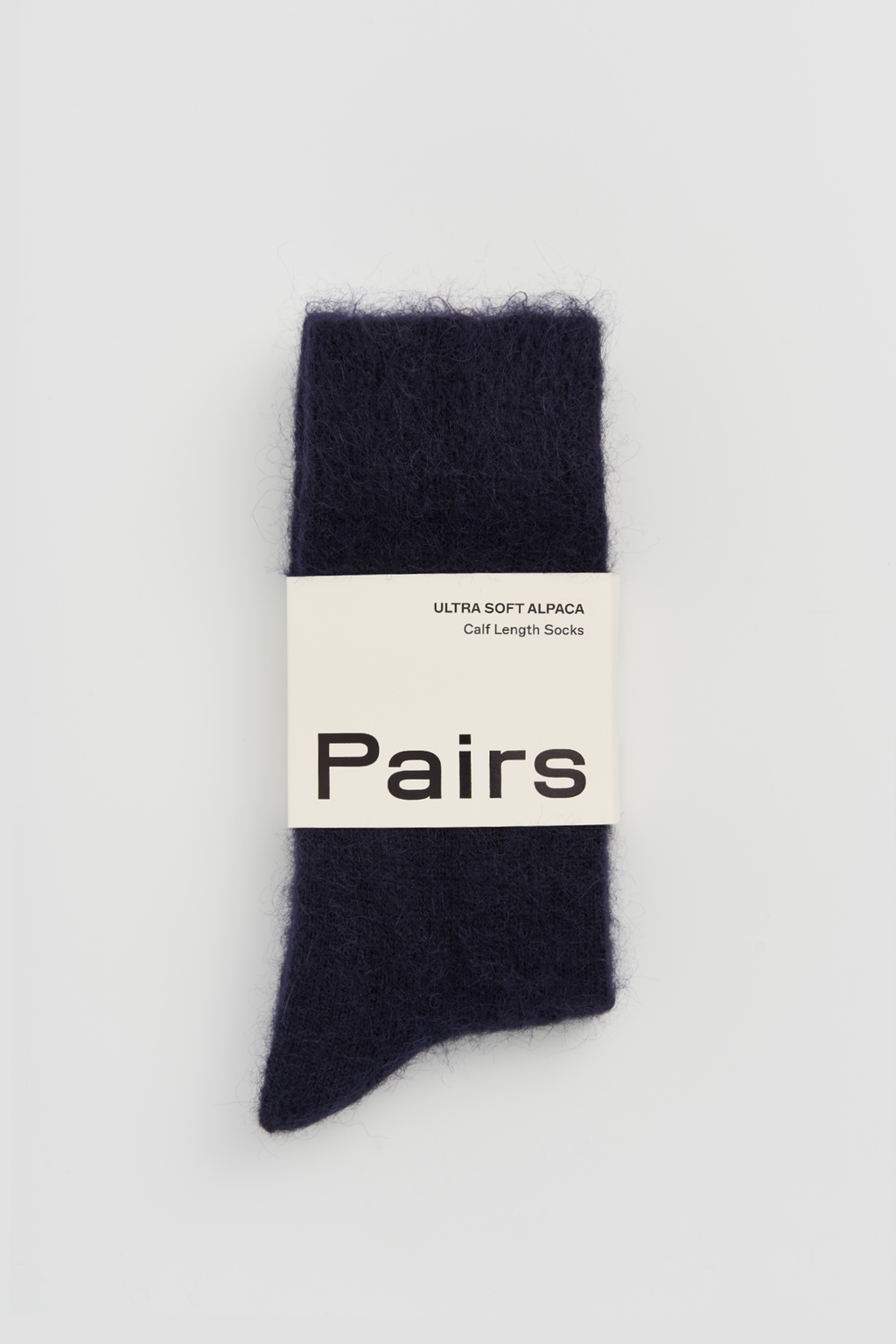 Inky Blue Ultra Soft Alpaca Socks - S