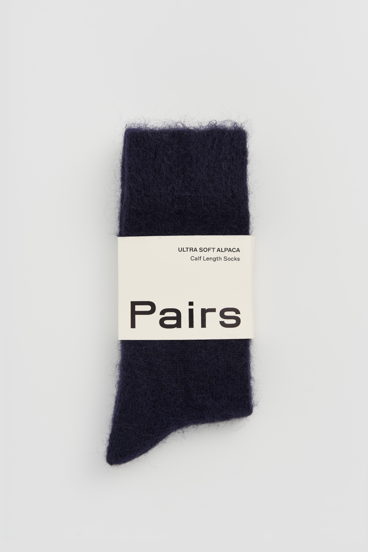 Inky Blue Ultra Soft Alpaca Socks - S