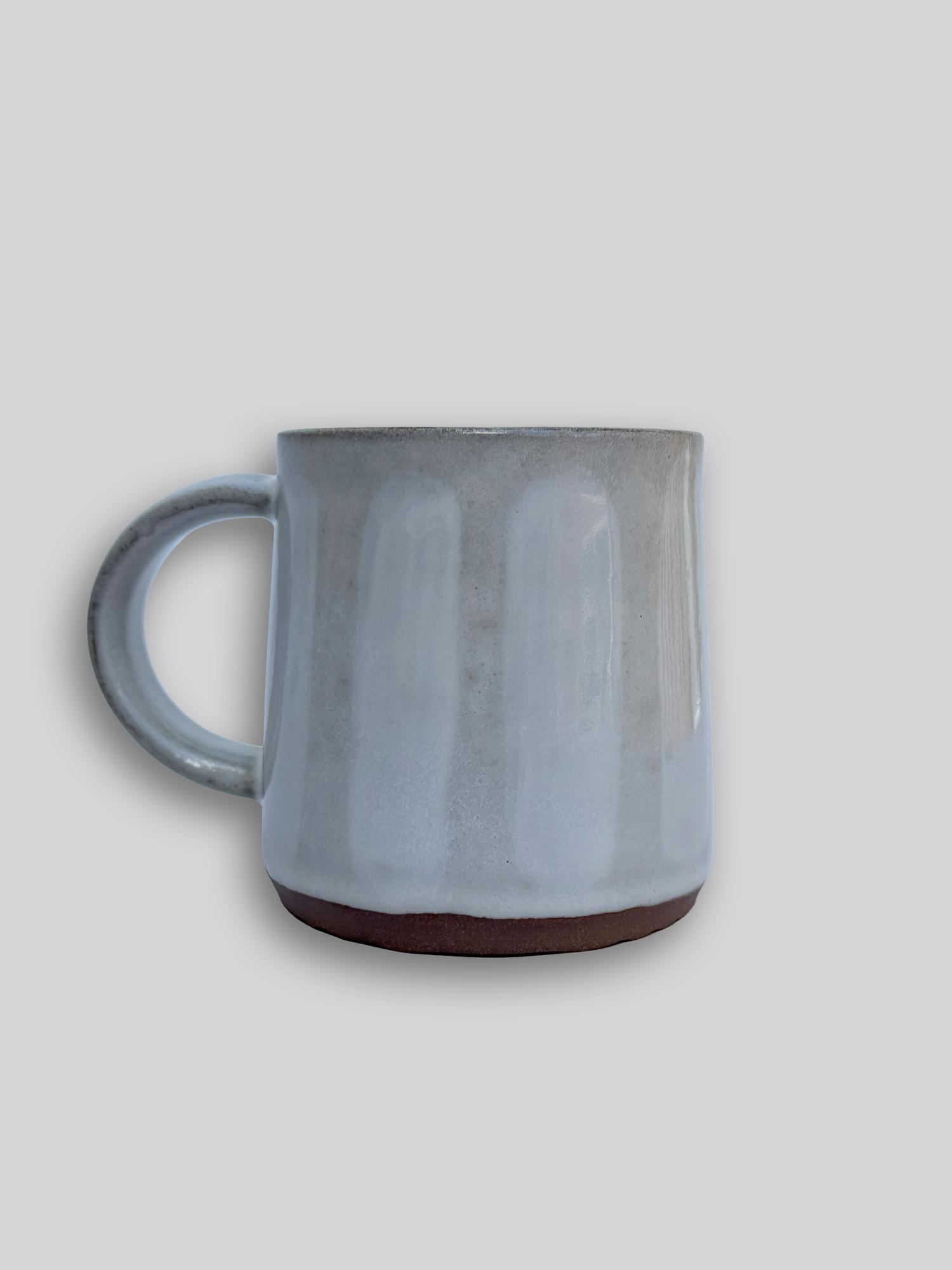Hand-thrown Ceramic Stripe Tapered Mug by Mutai Ceramics