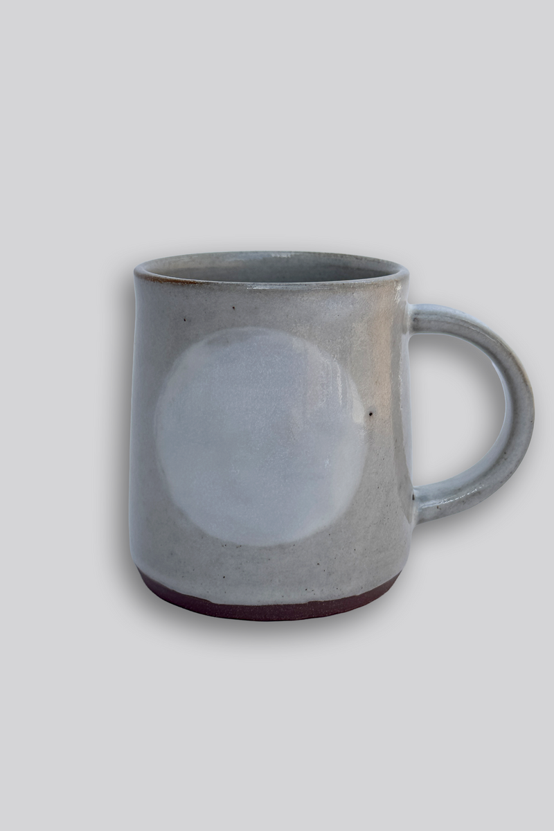 Hand-thrown Ceramic Full Moon Tapered Mug by Mutai Ceramics