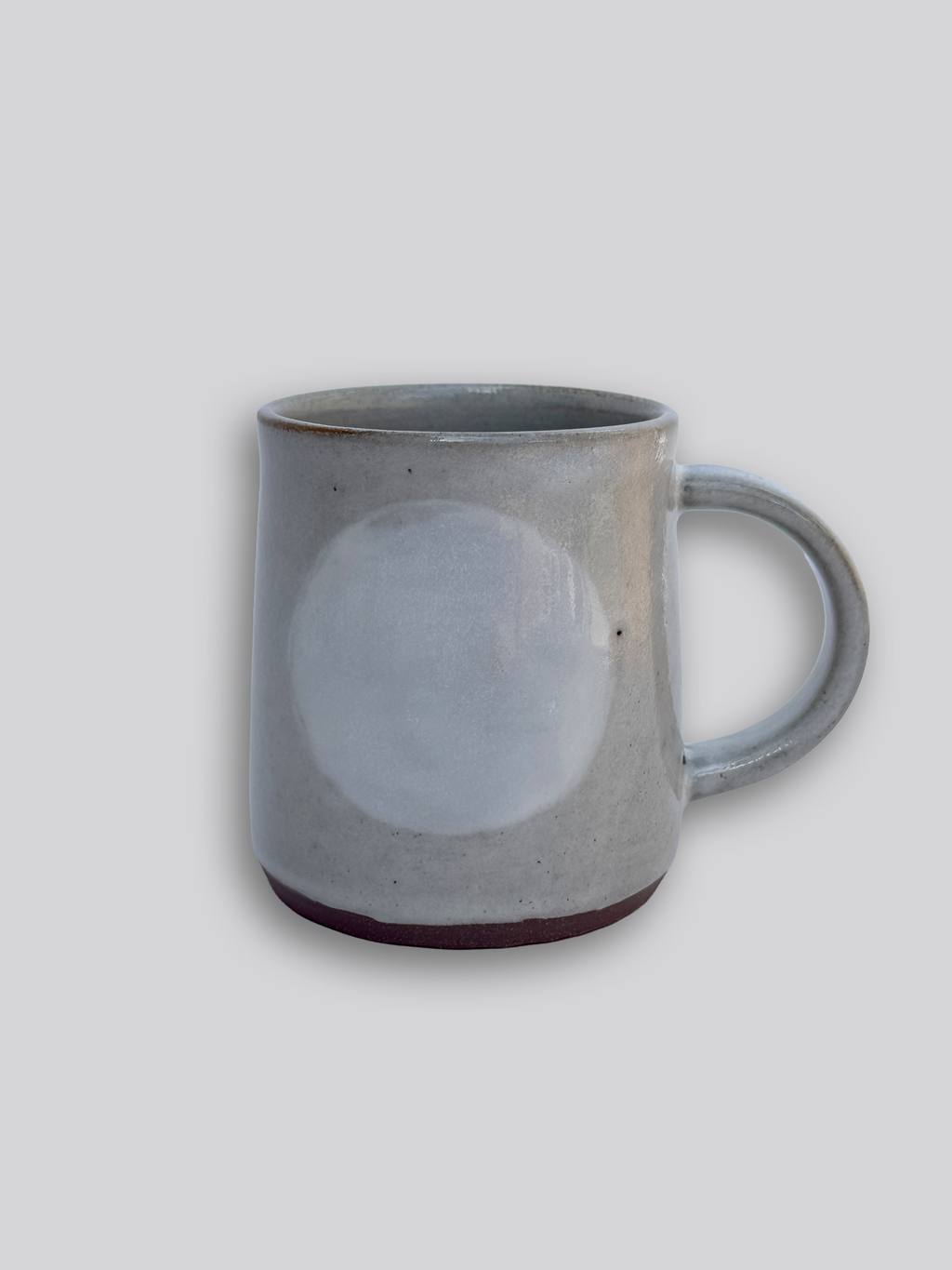 Hand-thrown Ceramic Full Moon Tapered Mug by Mutai Ceramics
