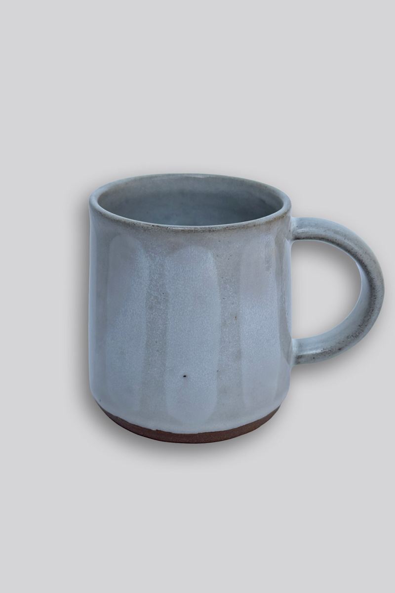 Hand-thrown Ceramic Stripe Tapered Mug by Mutai Ceramics
