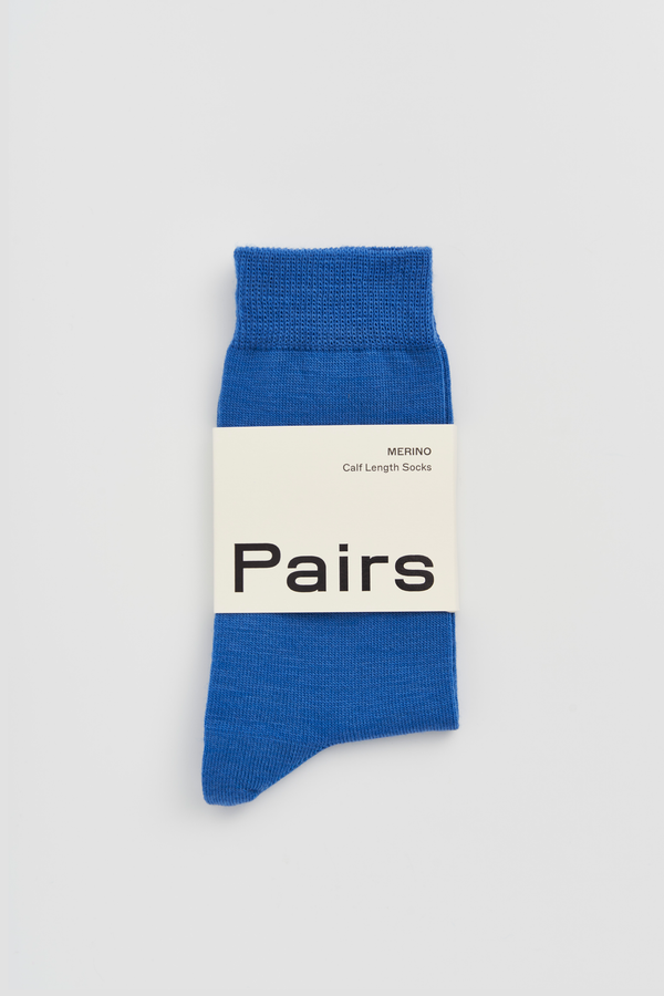 Merino Socks - Strong Blue