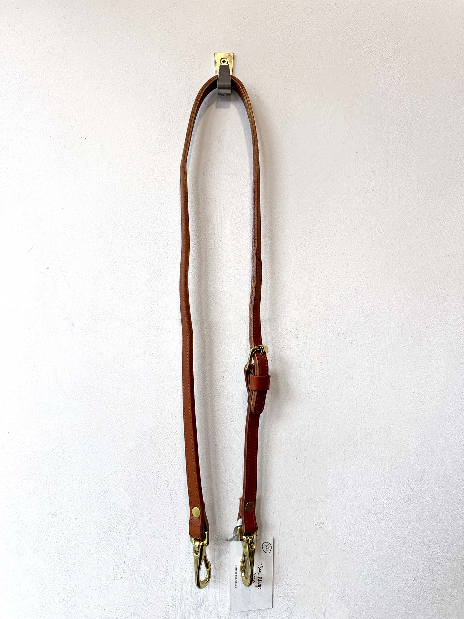 22 Leather Bag Strap - Tan