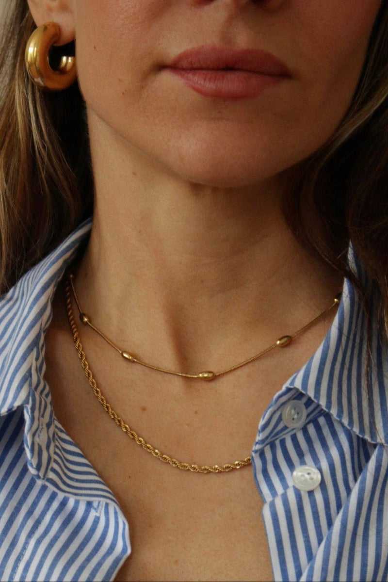 Rope Chain Necklace by And Danu