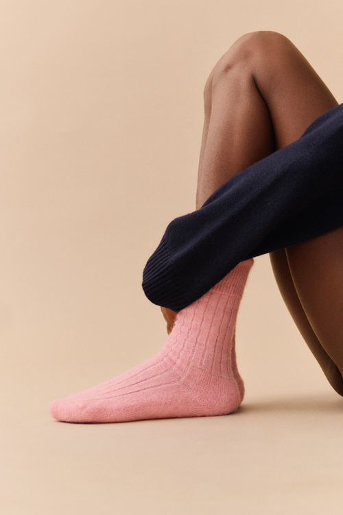 Bed Socks - Sherbet Pink