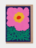 Poppy Greetings Card by Liv Kee