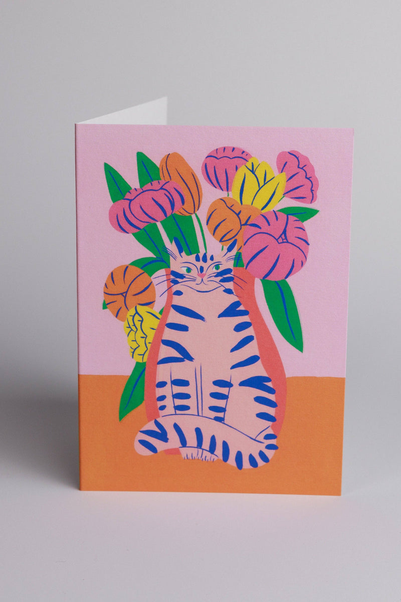 Orange Bouquet Cat
