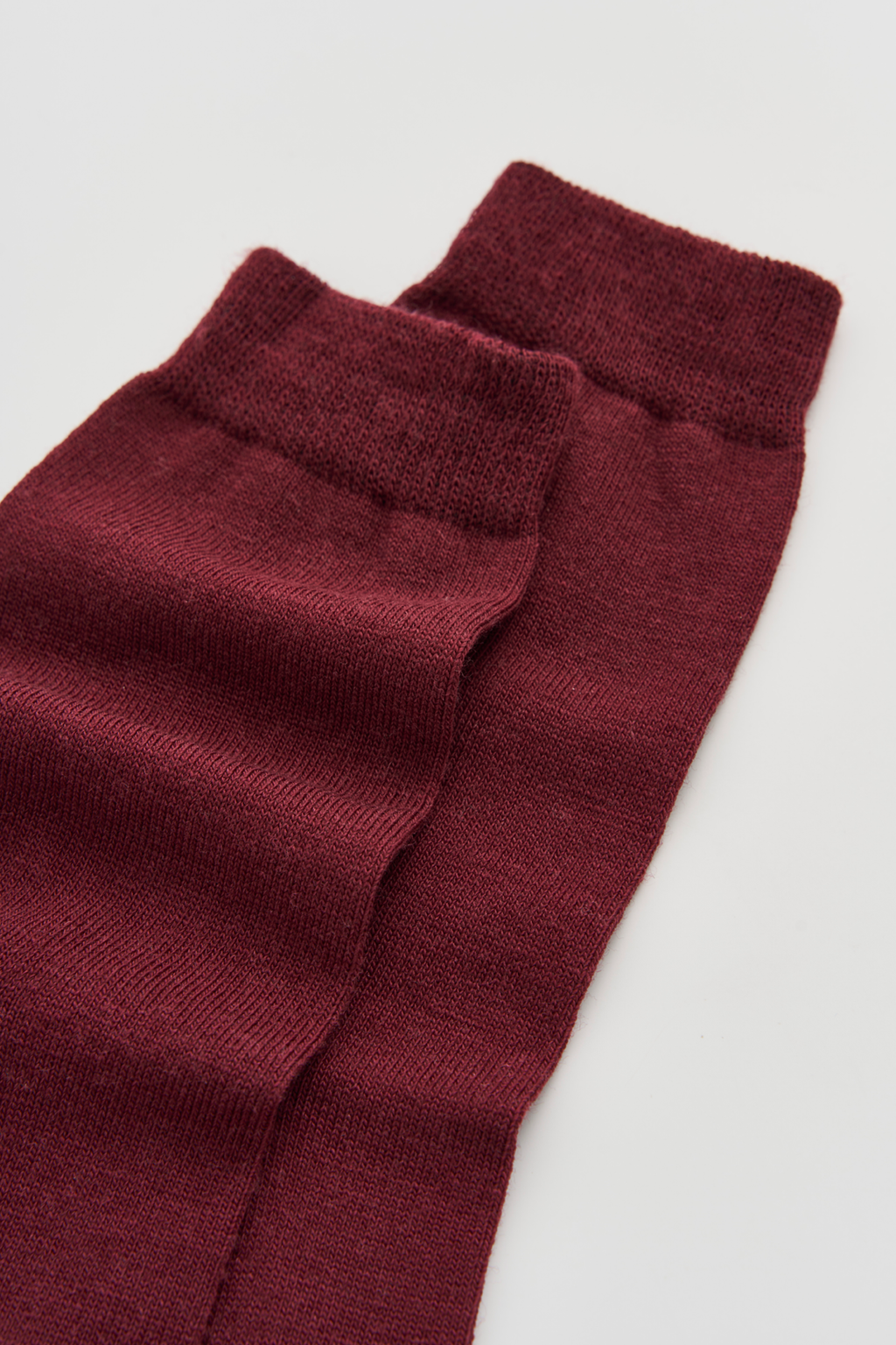Dark Plum Merino Socks: Medium (UK 8-10)
