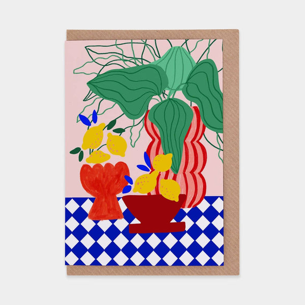 Blue Tiles & Lemons