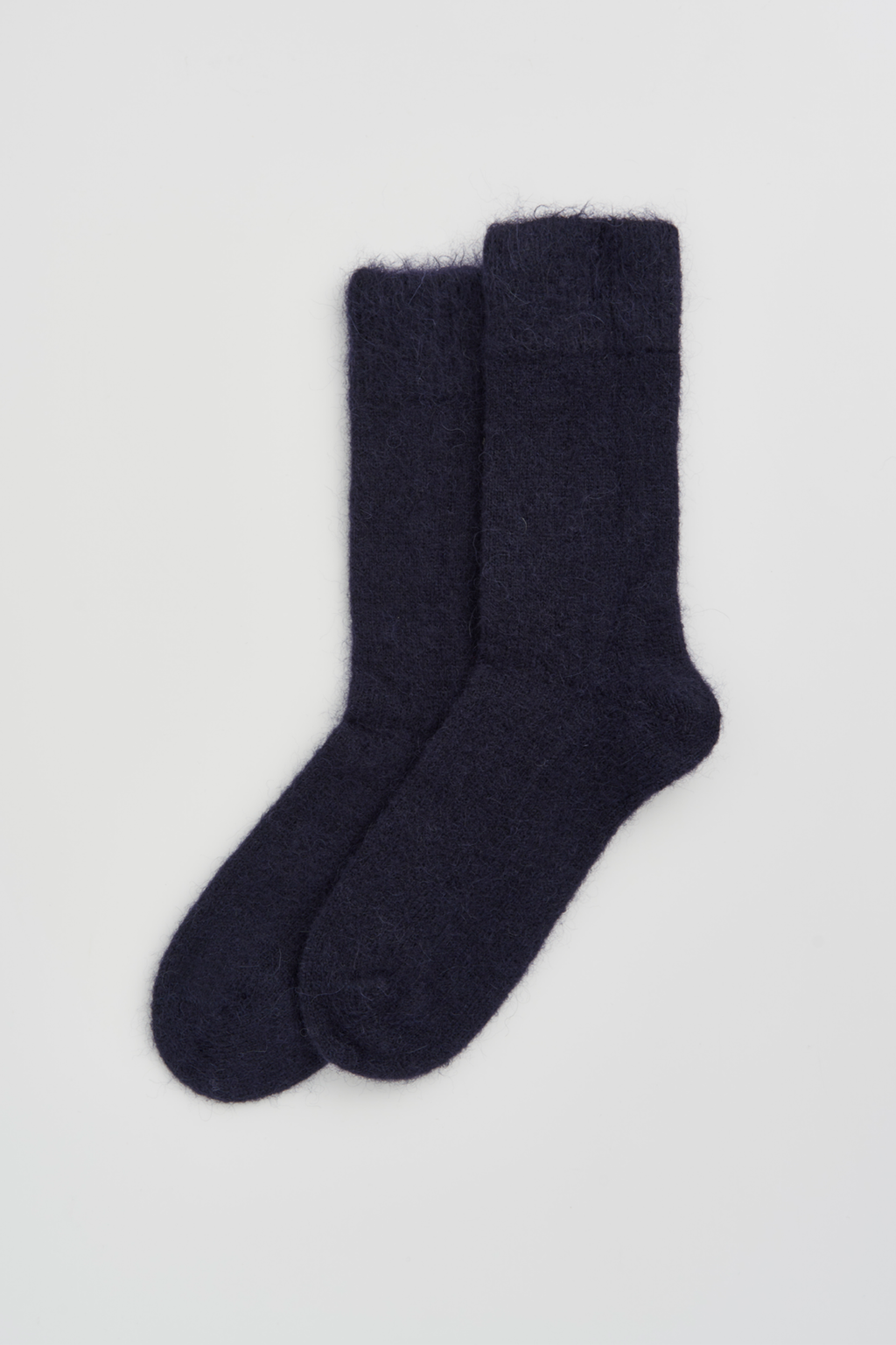 Inky Blue Ultra Soft Alpaca Socks - S