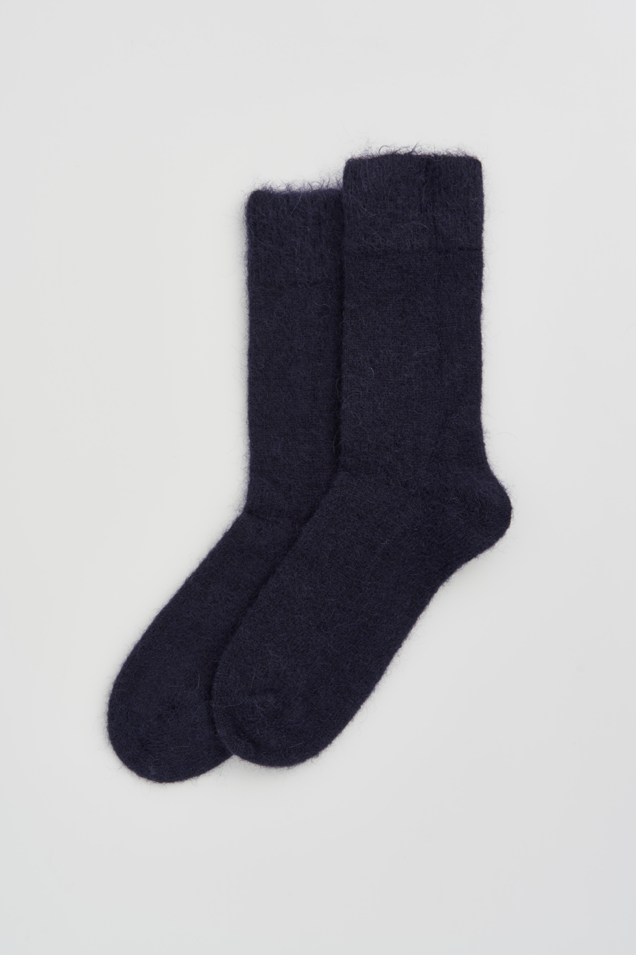 Inky Blue Ultra Soft Alpaca Socks - S