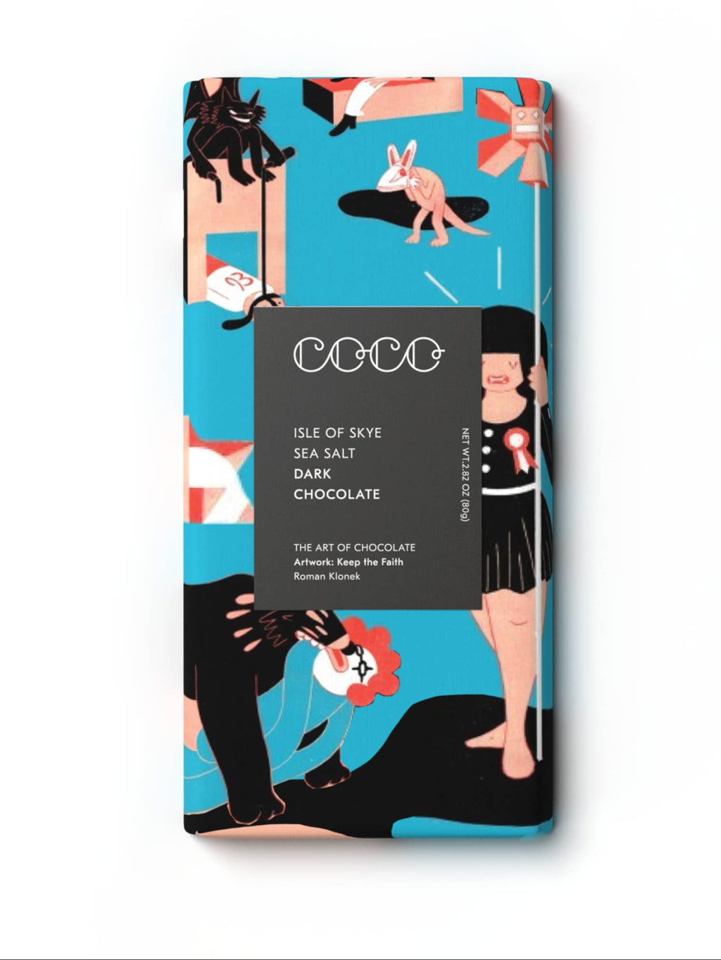 Isle of Skye Sea Salt Dark Chocolate Bar by COCO Chocolatier