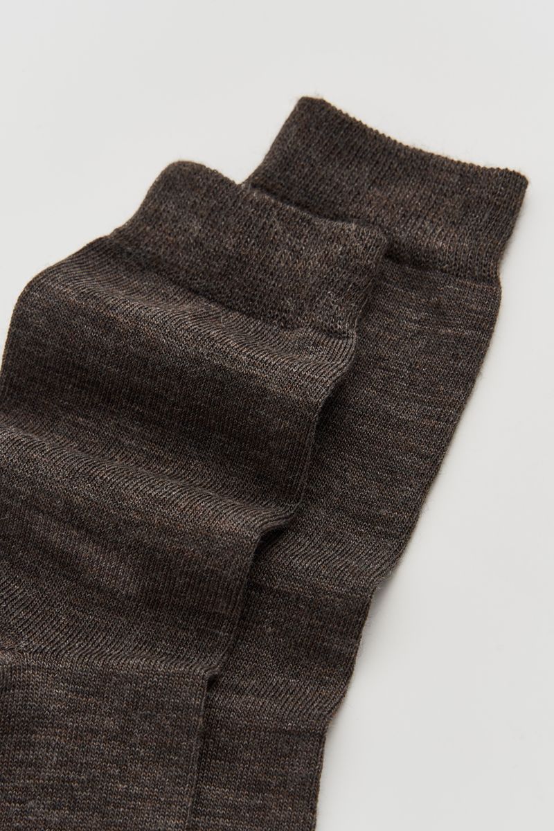 Merino Socks - Earth Brown