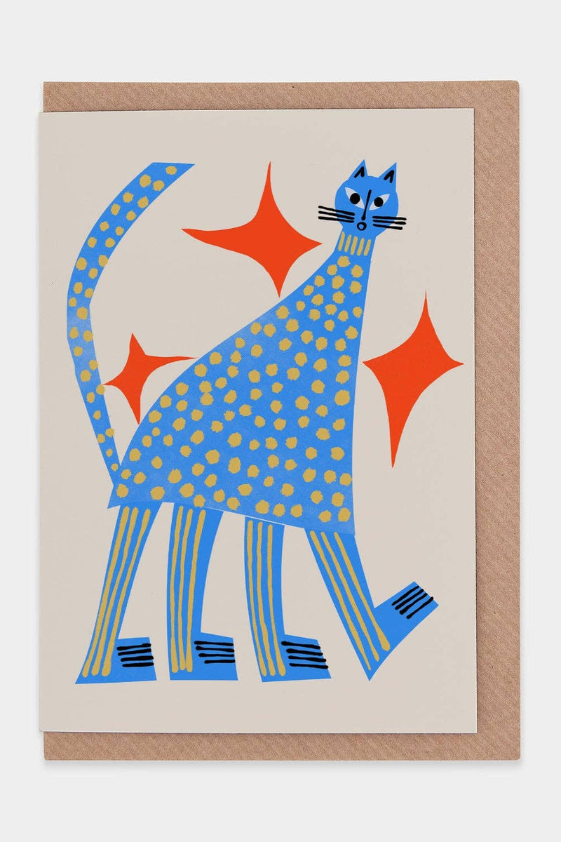 Tall Blue Cat