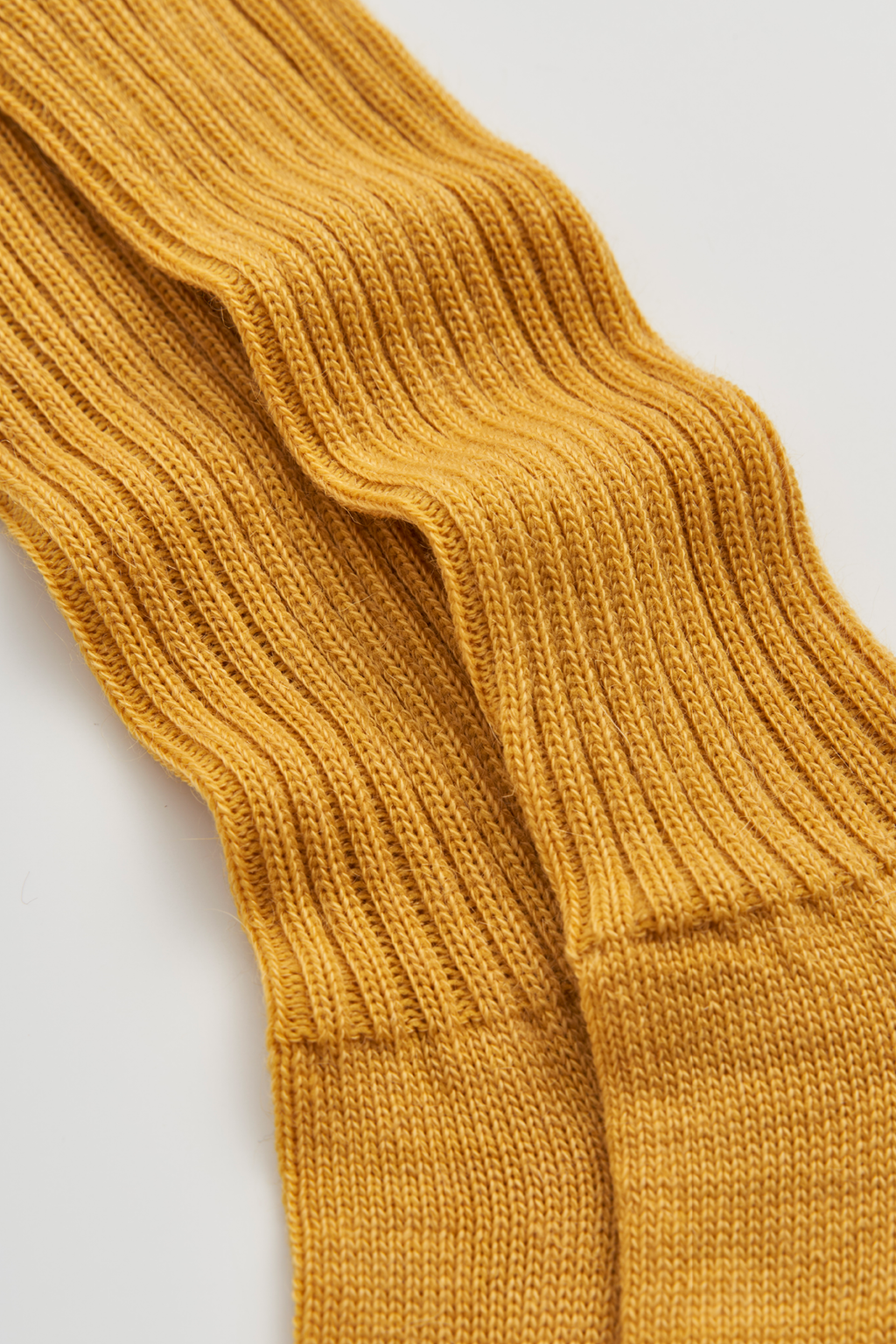 Golden Yellow Mohair Socks: Medium (UK 8-10)