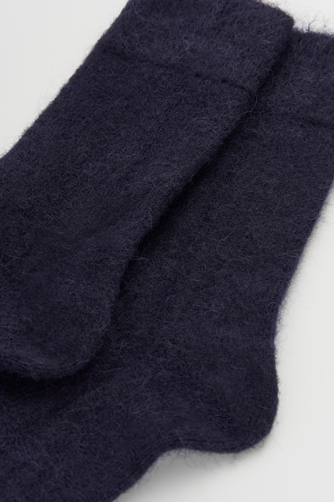 Inky Blue Ultra Soft Alpaca Socks - S