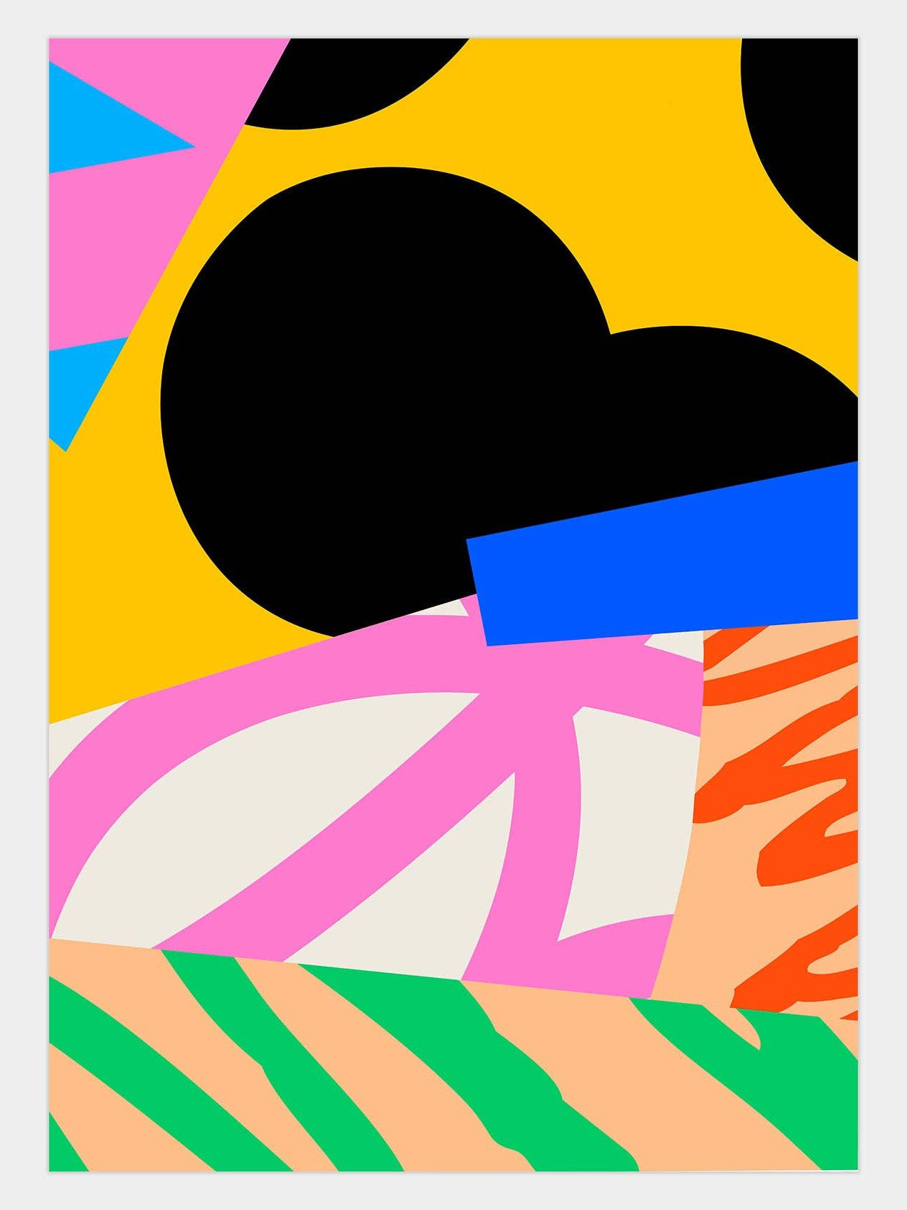 Colourful Shapes & Collage Gift Wrap