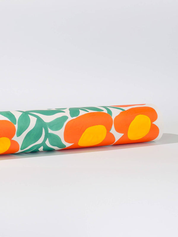 Fluttering Flowers Gift Wrap