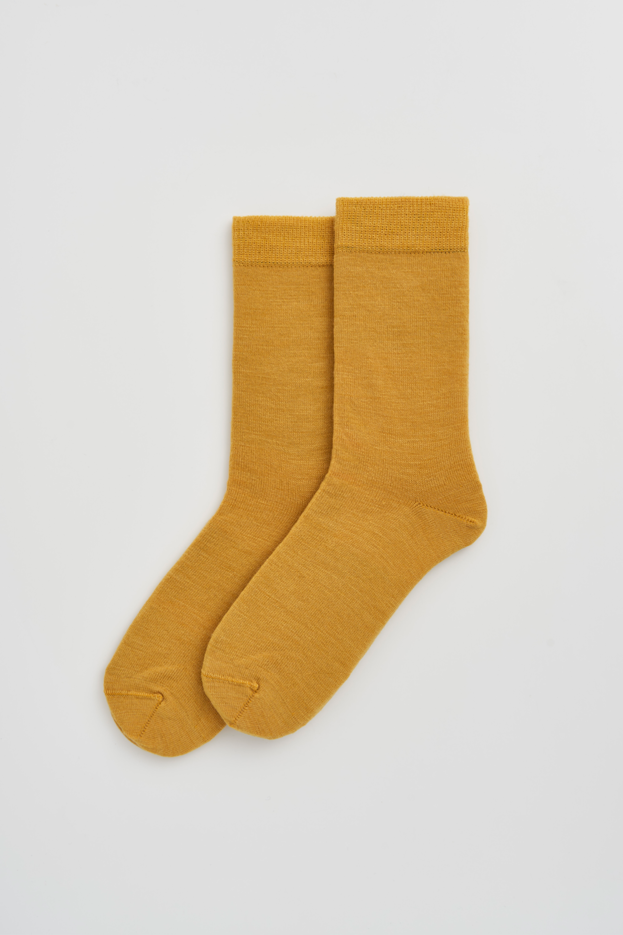 Golden Yellow Merino Socks - S
