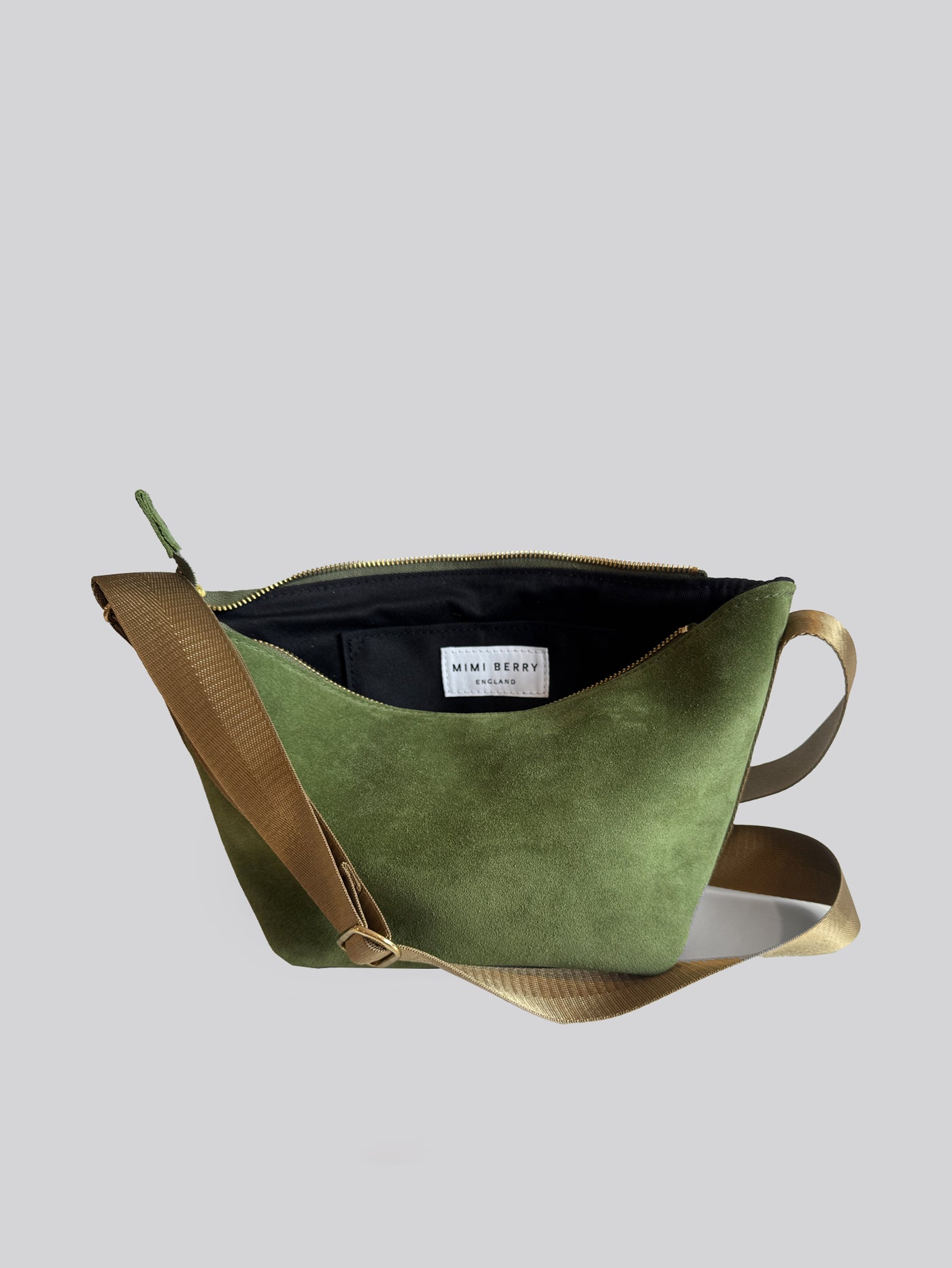 A5 - Khaki Green Suede}