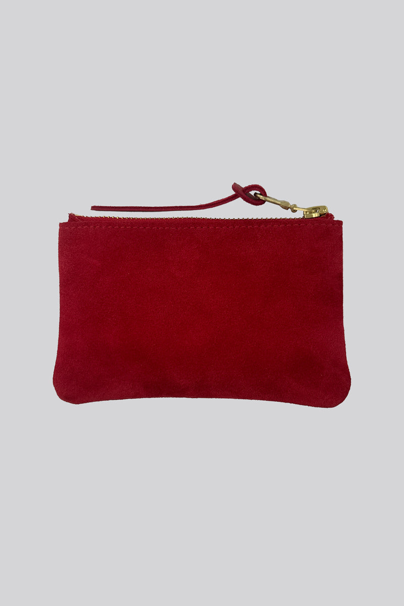 Barra - Cherry Red Suede
