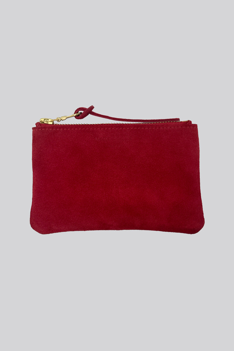 Barra - Cherry Red Suede
