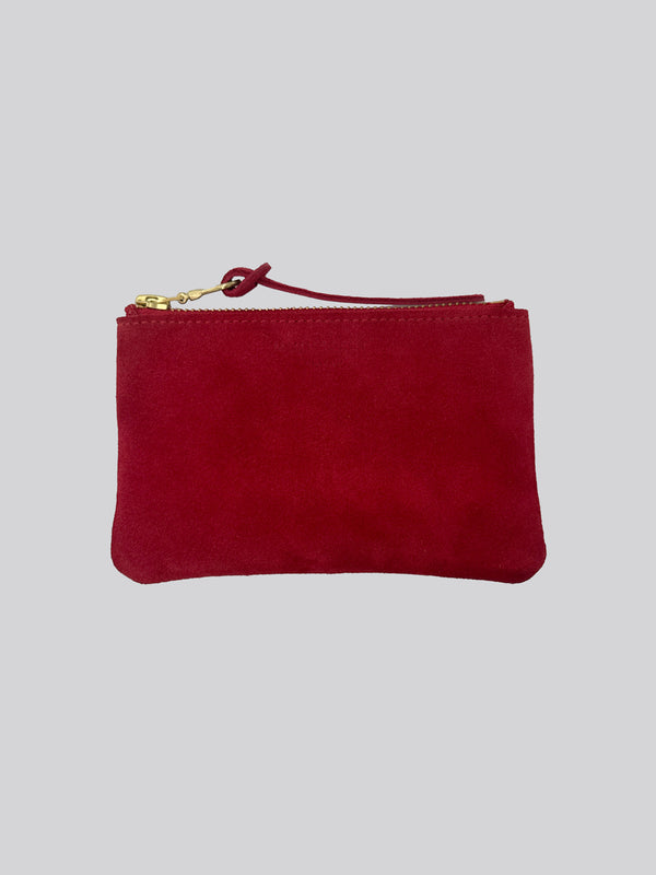 Barra - Cherry Red Suede