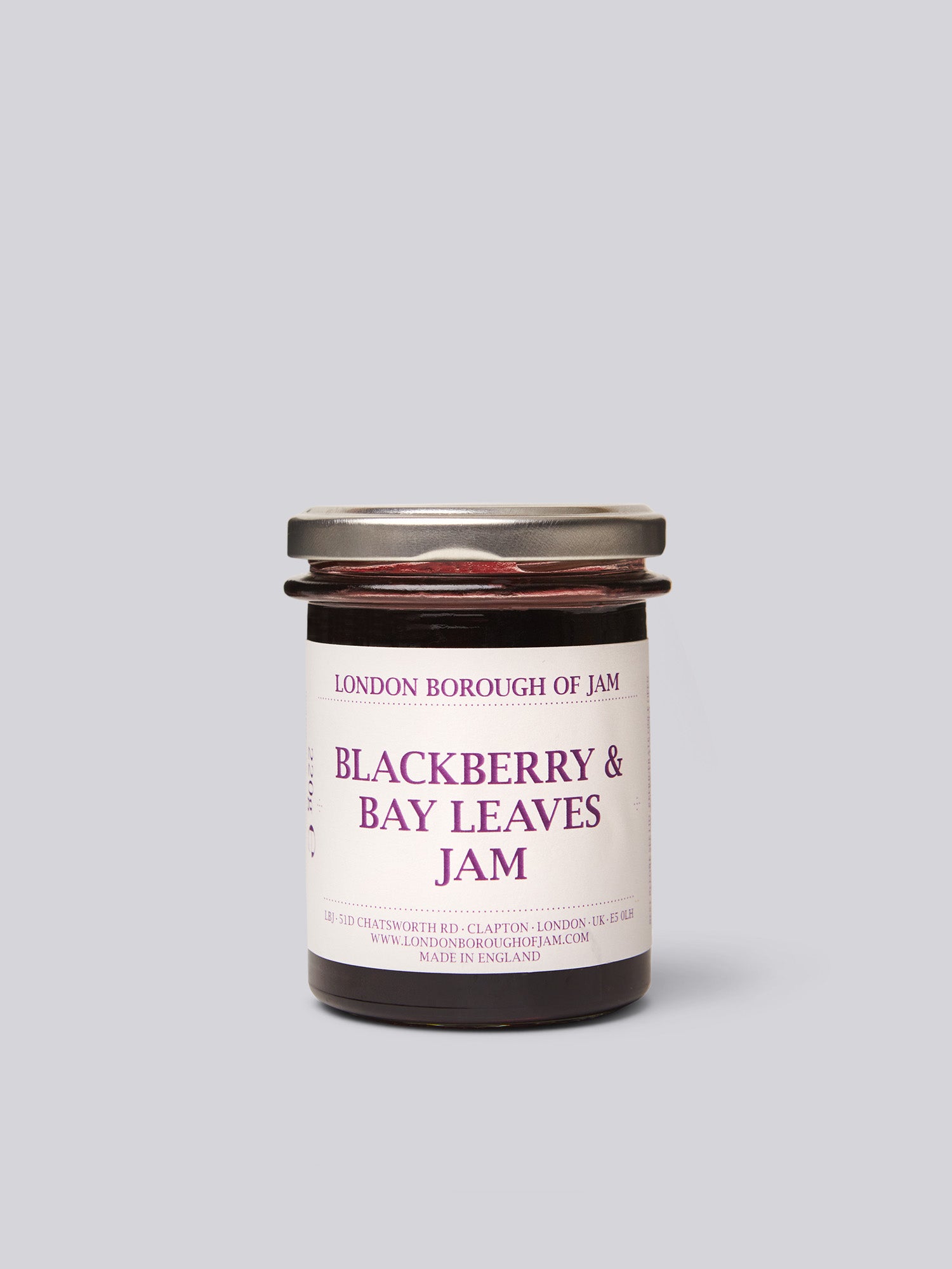 Blackberry  & Bay Leaves Jam by London Borough of Jam