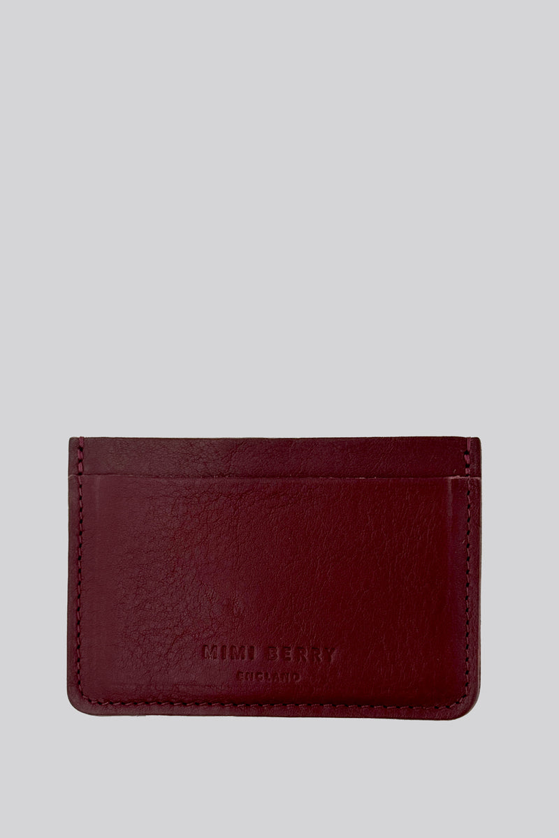 Card Holder - Grainy Merlot