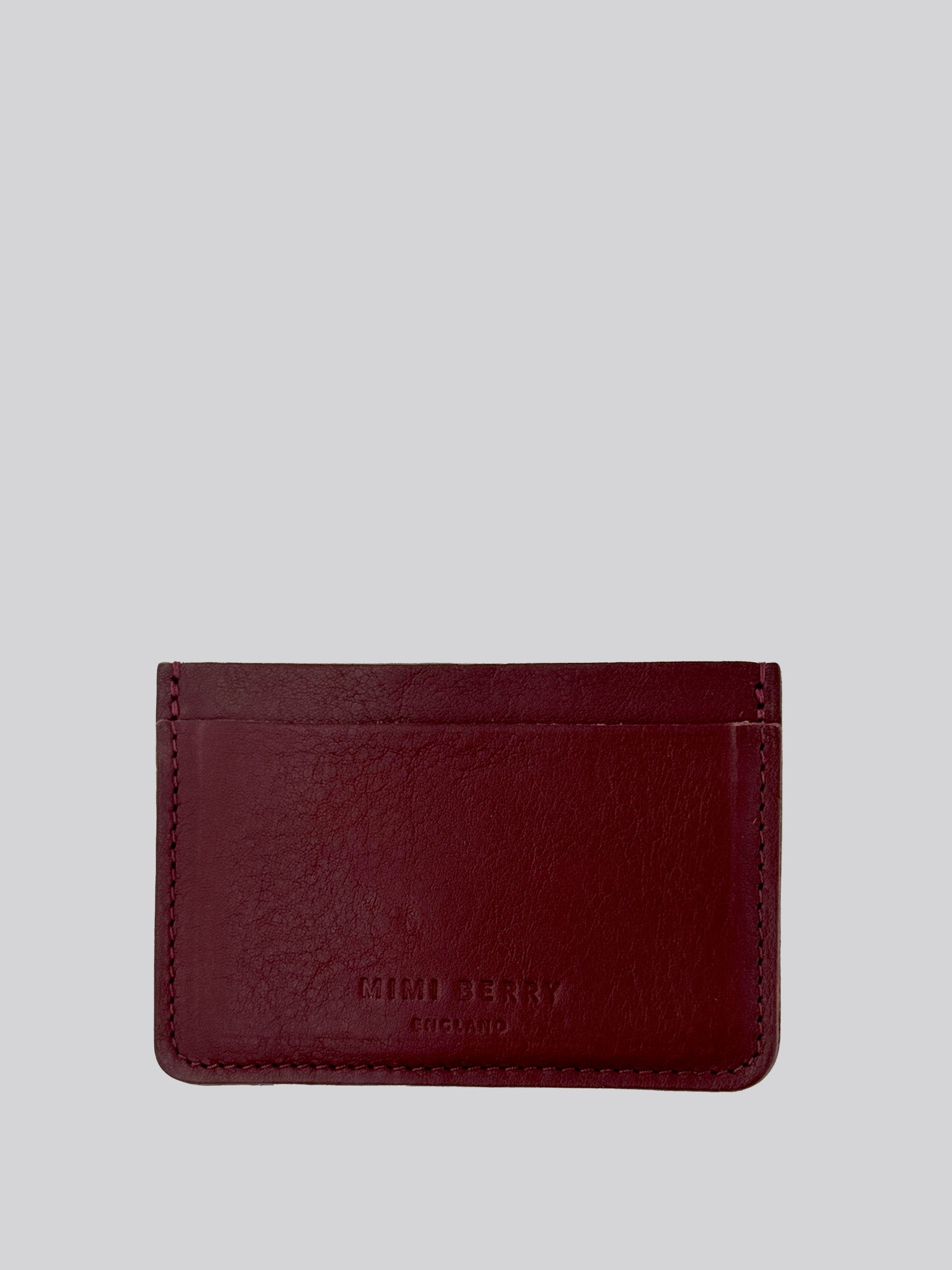 Card Holder - Grainy Merlot