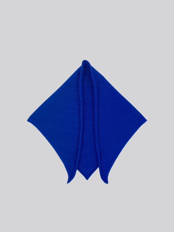 Cashmere neckerchief - Cobalt