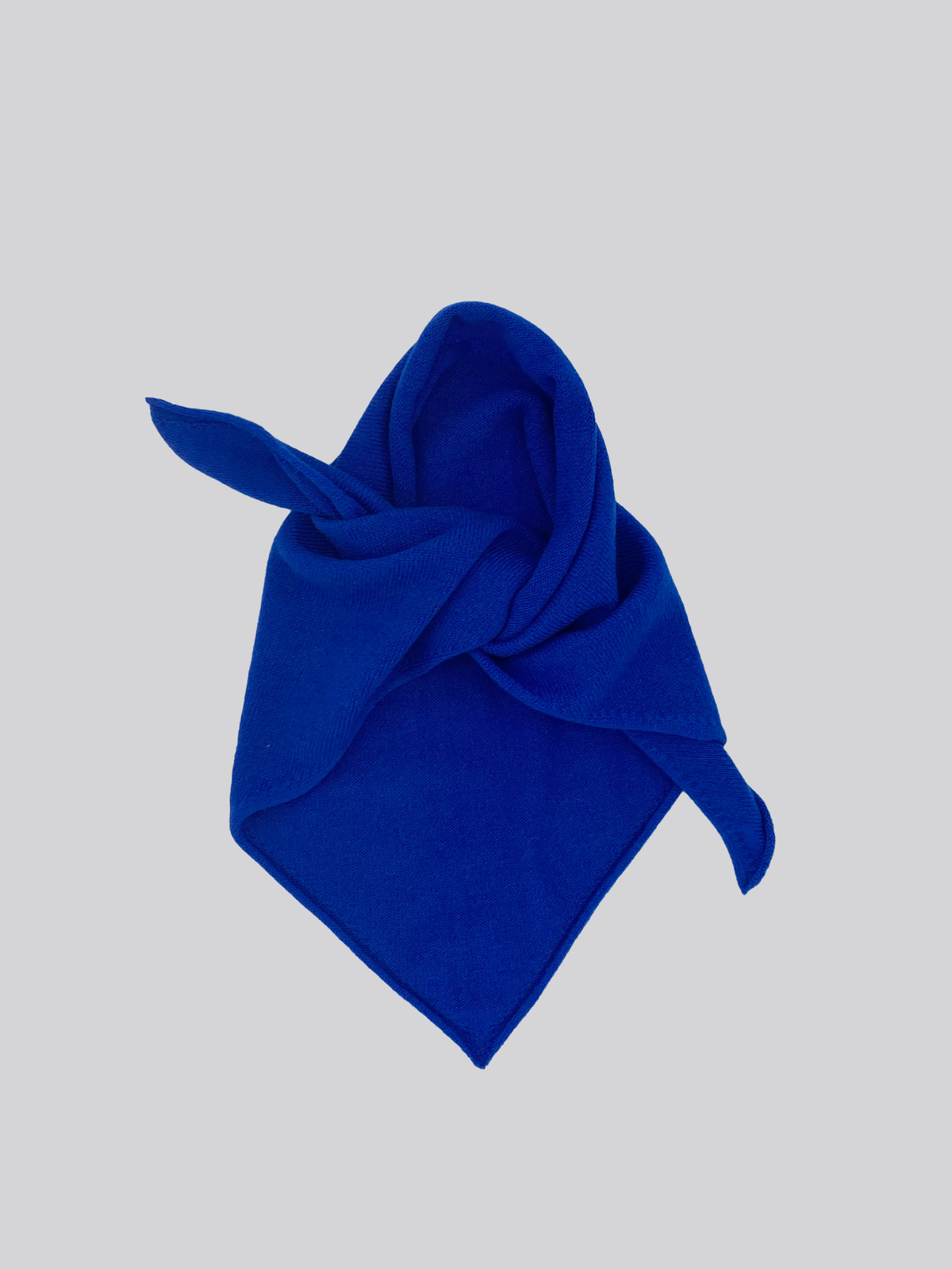 Cashmere neckerchief - Cobalt