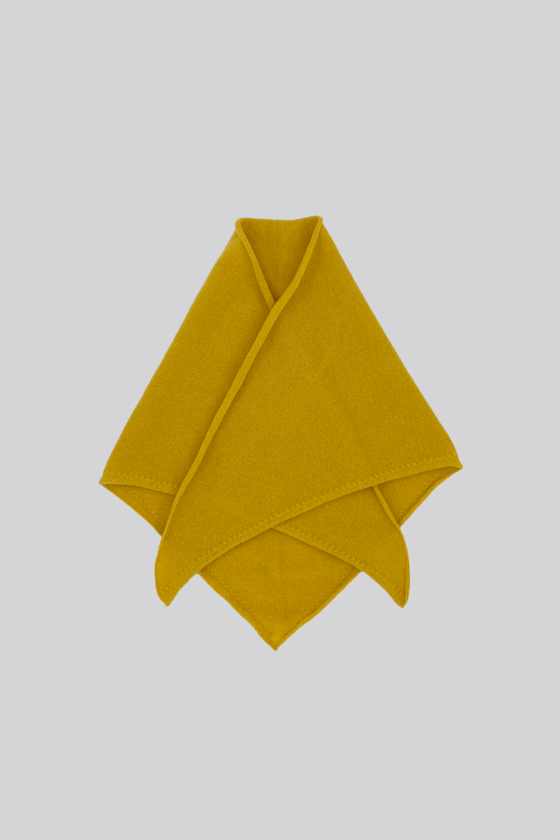 Cashmere neckerchief - Maize