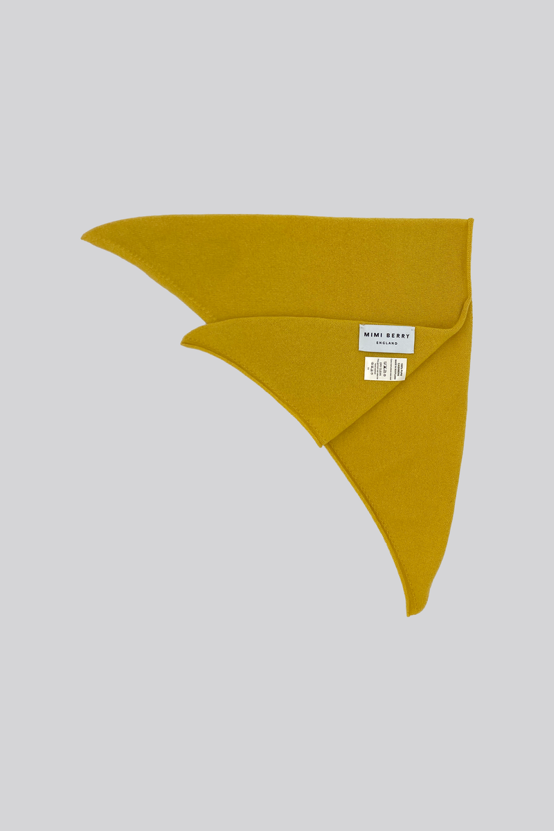 Cashmere neckerchief - Maize
