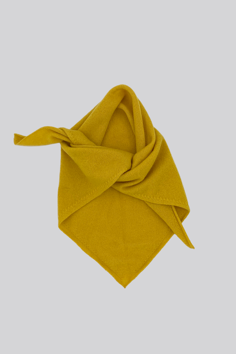 Cashmere neckerchief - Maize