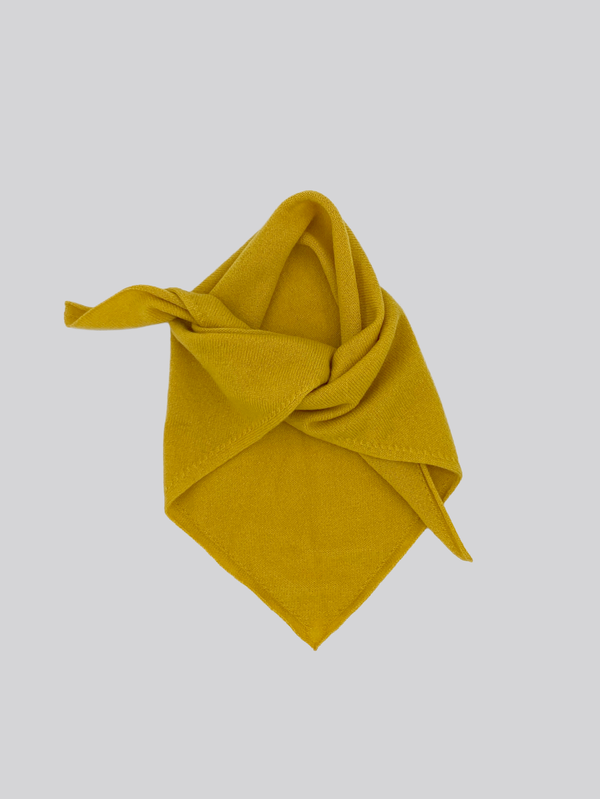 Cashmere neckerchief - Maize