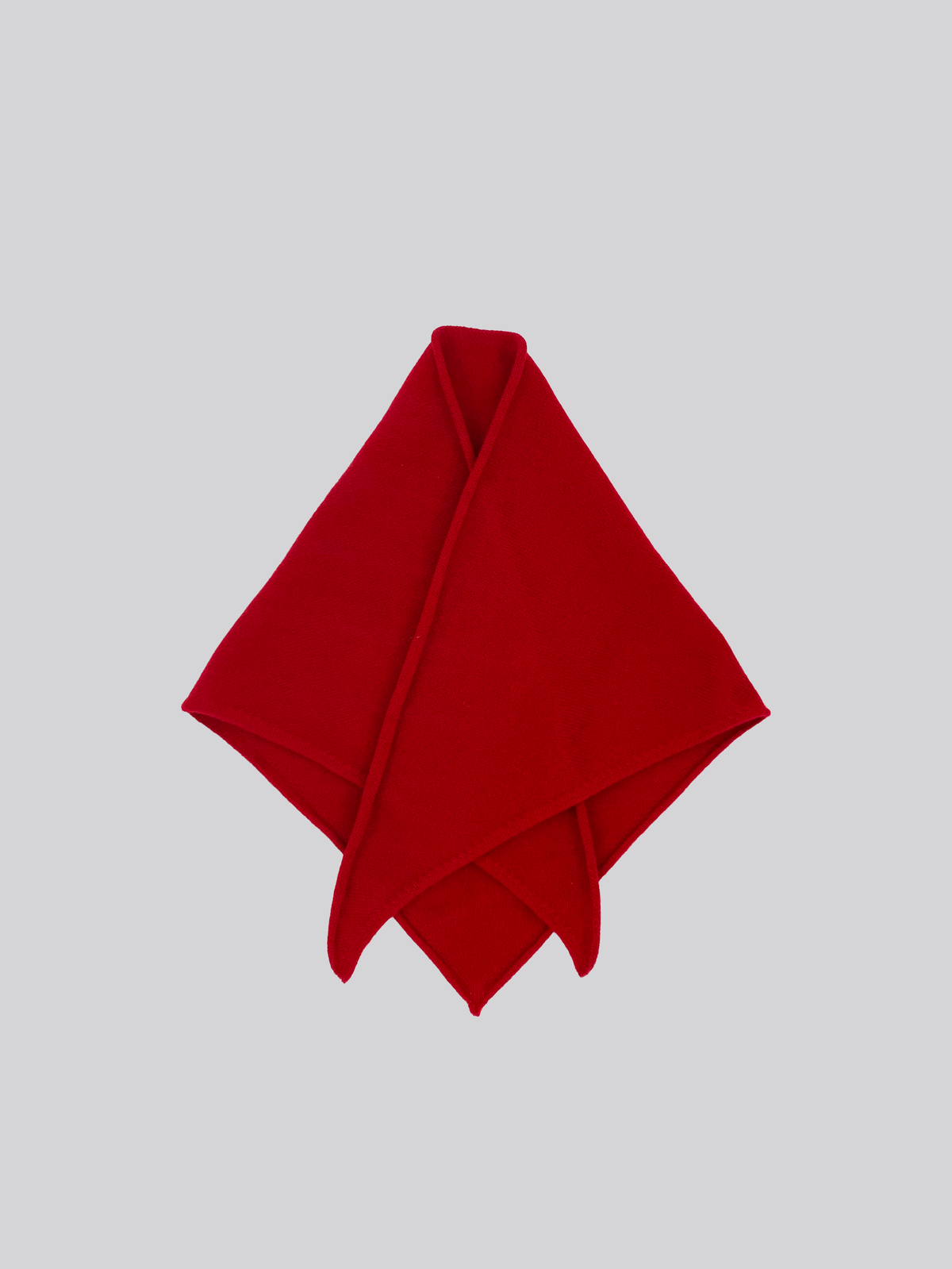Cashmere neckerchief - Ruby