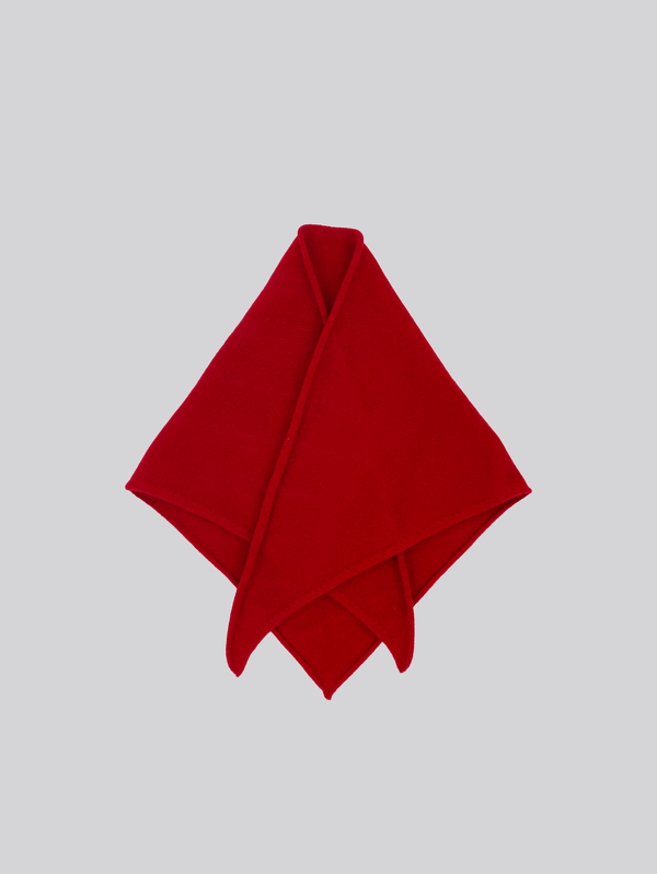 Cashmere neckerchief - Ruby