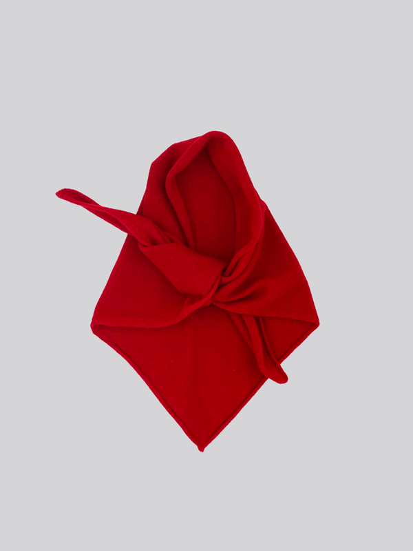 Cashmere neckerchief - Ruby
