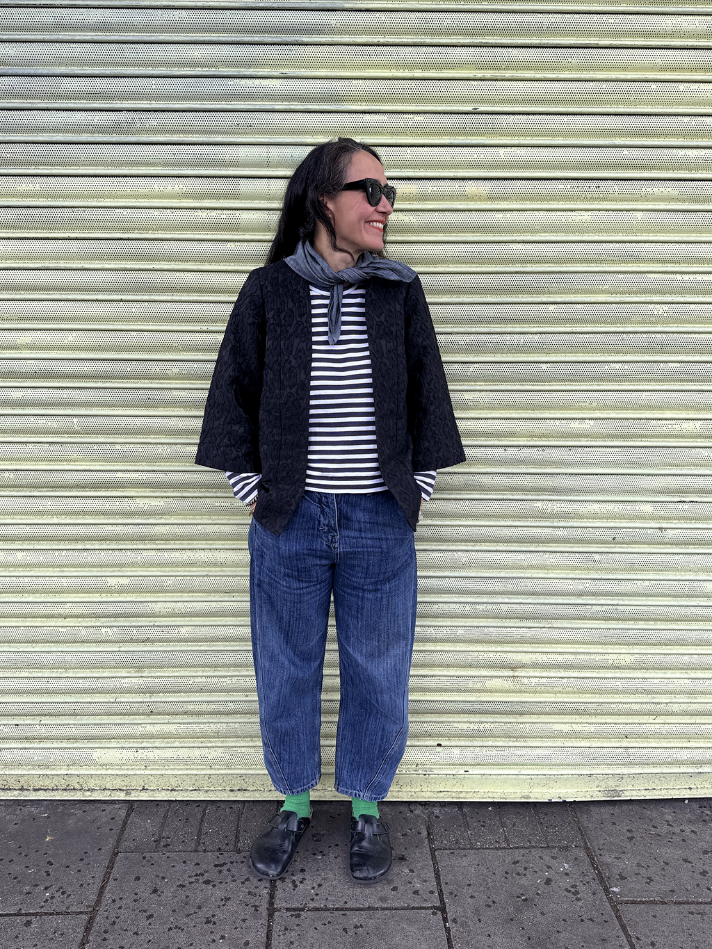 100% Cotton Scarf - Chambray