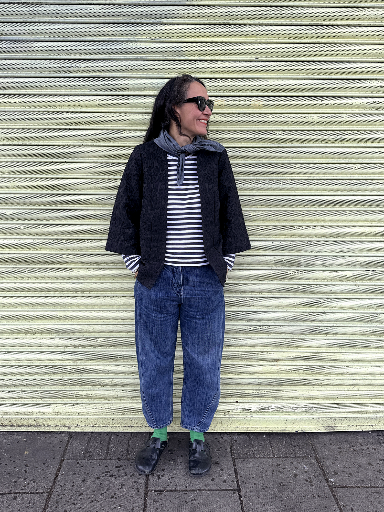 100% Cotton Scarf - Chambray